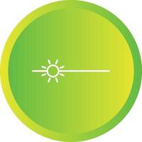 Unique Brightness Vector Line Icon