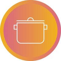 Unique Cooking Pot Vector Line Icon