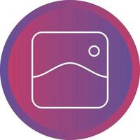 Unique Gallery Vector Line Icon