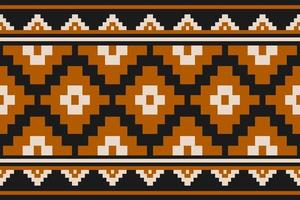 Carpet tribal pattern art. Geometric ethnic seamless pattern traditional. American, Mexican style. vector