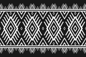 Carpet tribal pattern art. Geometric ethnic seamless pattern traditional. American, Mexican style. vector