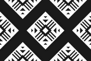 Ethnic Aztec pattern art. Geometric seamless pattern in tribal, folk embroidery, and Mexican style. vector