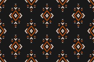 arte étnico azteca. patrón geométrico sin costuras en estilo tribal, bordado folclórico y mexicano. vector