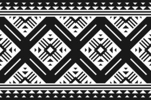 Ethnic Aztec pattern art. Geometric seamless pattern in tribal, folk embroidery, and Mexican style. vector