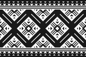 Ethnic Aztec pattern art. Geometric seamless pattern in tribal, folk embroidery, and Mexican style. vector