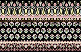 Seamless vector pattern with classic vintage ornament. Floral design for printing on textiles or wallpaper.