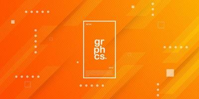 abstract orange background with simple pattern and lines.colorful orange design. bright and modern with shadow 3d concept. eps10 vector