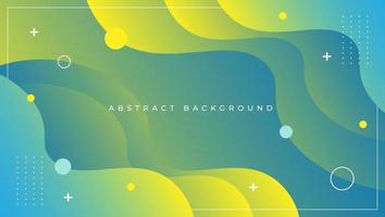 gradient abstract blue and yellow background design vector