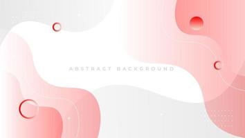 white background with red wave design vector