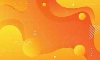 Abstract orange color background. Dynamic shapes composition. Eps10 vector