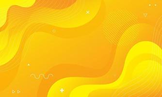 Orange abstract background. Fluid shapes composition. Vector illustration