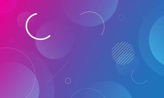 Abstract blue and pink fluid shape modern background vector