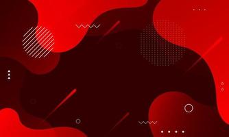 Red abstract background. Vector illustration