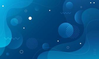 Liquid wave background with blue color background vector