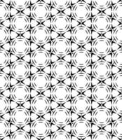 Black and white seamless abstract pattern. Background and backdrop. Grayscale ornamental design. vector