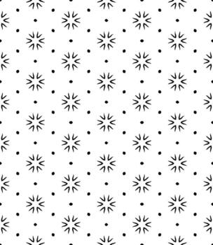 patrón abstracto sin costuras en blanco y negro. fondo y telón de fondo. diseño ornamental en escala de grises. vector