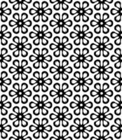 Black and white seamless abstract pattern. Background and backdrop. Grayscale ornamental design. vector