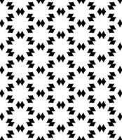 Black and white seamless abstract pattern. Background and backdrop. Grayscale ornamental design. vector