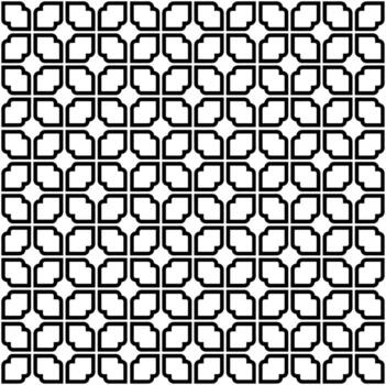 Black and white seamless pattern texture. Greyscale ornamental graphic design. Mosaic ornaments. Pattern template. vector