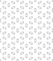 Black and white seamless abstract pattern. Background and backdrop. Grayscale ornamental design. vector