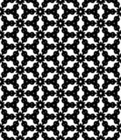 Black and white seamless abstract pattern. Background and backdrop. Grayscale ornamental design. vector