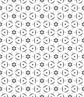 Black and white seamless abstract pattern. Background and backdrop. Grayscale ornamental design. vector