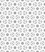 Black and white seamless abstract pattern. Background and backdrop. Grayscale ornamental design. vector