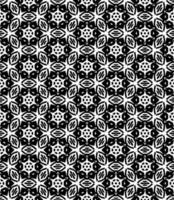 Black and white seamless abstract pattern. Background and backdrop. Grayscale ornamental design. vector