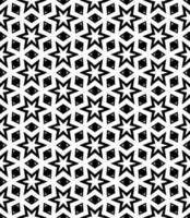 Black and white seamless abstract pattern. Background and backdrop. Grayscale ornamental design. vector