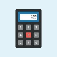 Digital calculator for students in vector file Adobe Illustrator Artwork