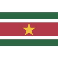 Suriname Flag Vector and JPG File