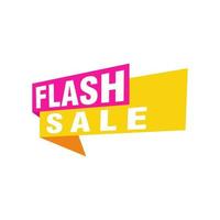 Flash Sale banner template design.Vector illustration. vector