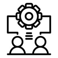 Expertise experience icon, outline style vector