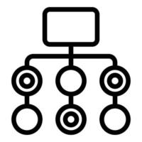 Data actualization icon, outline style vector