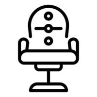 Business collaboration chair icon, outline style vector