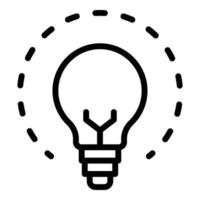 Expertise intelligence icon, outline style vector