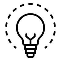 Expertise intelligence icon, outline style vector