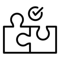 Expertise utility icon, outline style vector