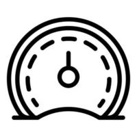 Business collaboration dashboard icon, outline style vector