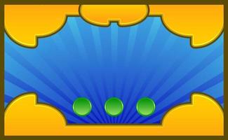 Game frame HUD for Game, UI, UX, KIT. vector