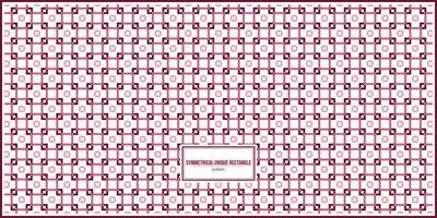symmetrical square pattern with unique random size vector