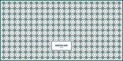 simple geometrical shape pattern with arabic style vector