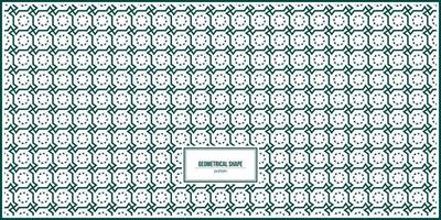 patrón de forma geométrica simple con estilo árabe vector