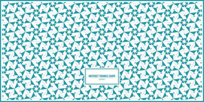 abstract pattern of modern triangle shape with small handfan vector