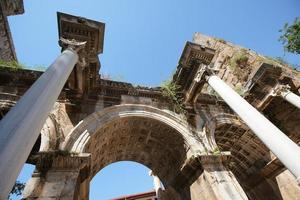 Hadrians Gate in Antalya, Turkiye photo