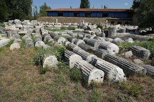 Ruins in Aphrodisias Ancient City in Aydin, Turkiye photo