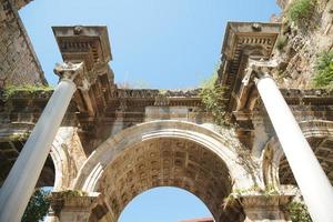 Hadrians Gate in Antalya, Turkiye photo