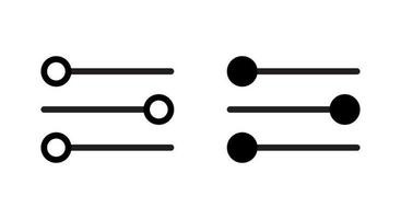 icono de alternar vector en concepto de imágenes prediseñadas