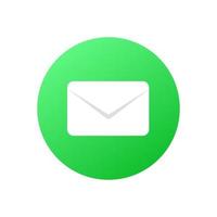 Mail, message envelope icon vector for web or mobile app