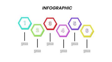 Vector design infographic with color column numbers. for background presentation purposes.